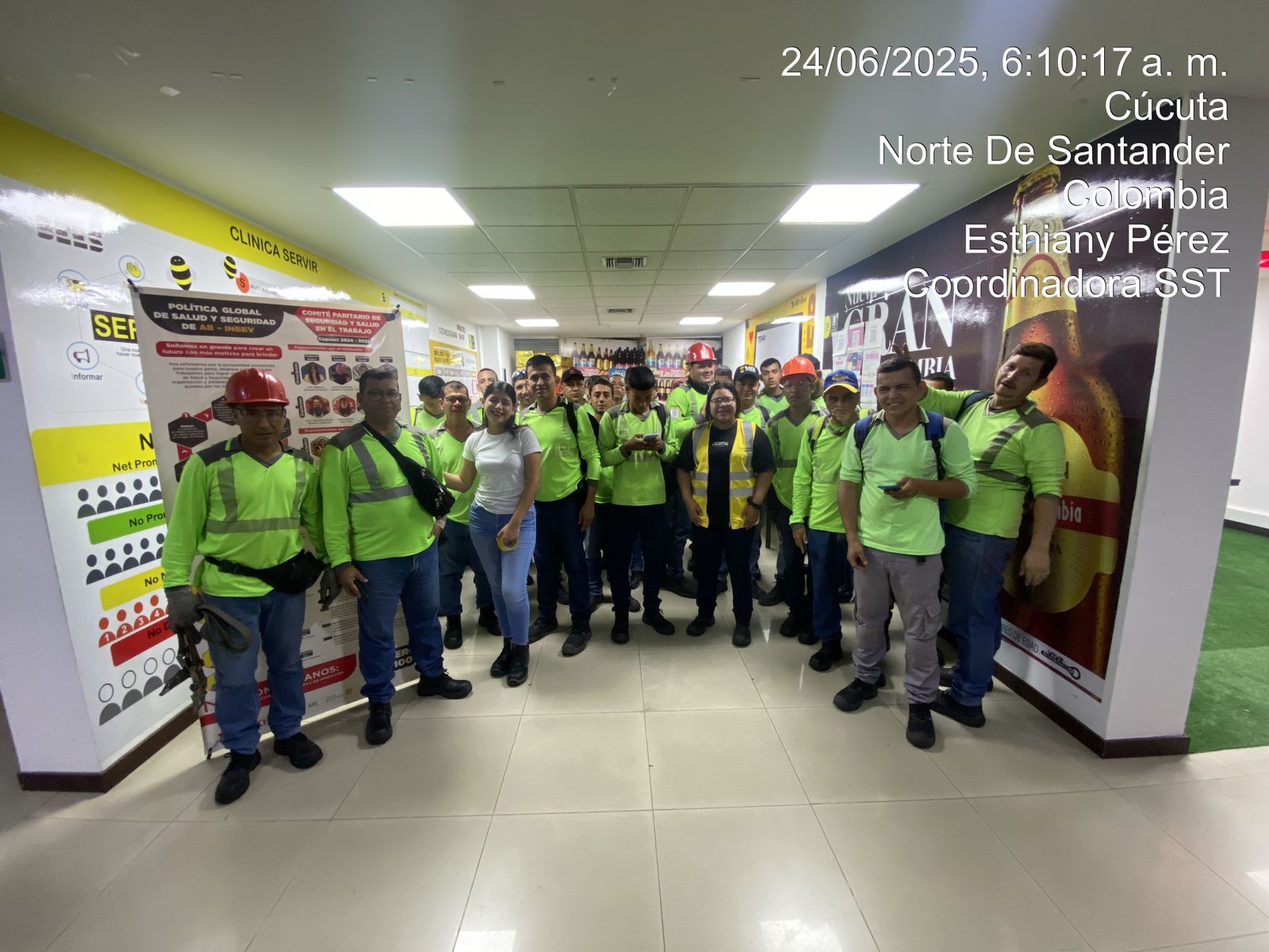 Evidencia de capacitación